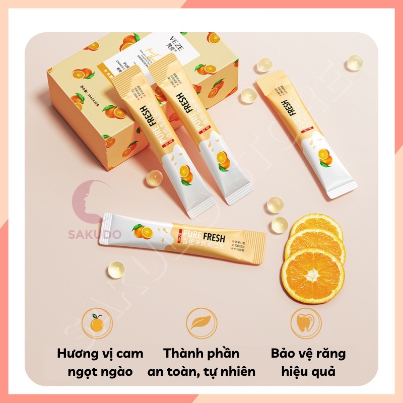 Nước súc miệng làm sạch răng miệng giảm tình trạng ố vàng giảm hôi miệng SIGO