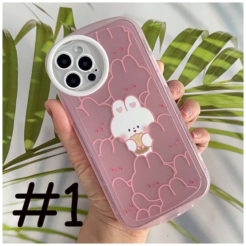 FOR XIAOMI 11LITE 12LITE REDMI 12C 10C 10 NOTE12 NOTE11 NOTE10 NOTE9 NOTE 8 NOTE7 S 9 8 7 10A 9C 9A 9T K40 POCO M5 M5S F3 X3 M3 M4 PRO bear oval soft case