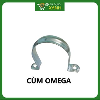 Cùm omega inox đường kính 21,27,34,42,49,60
