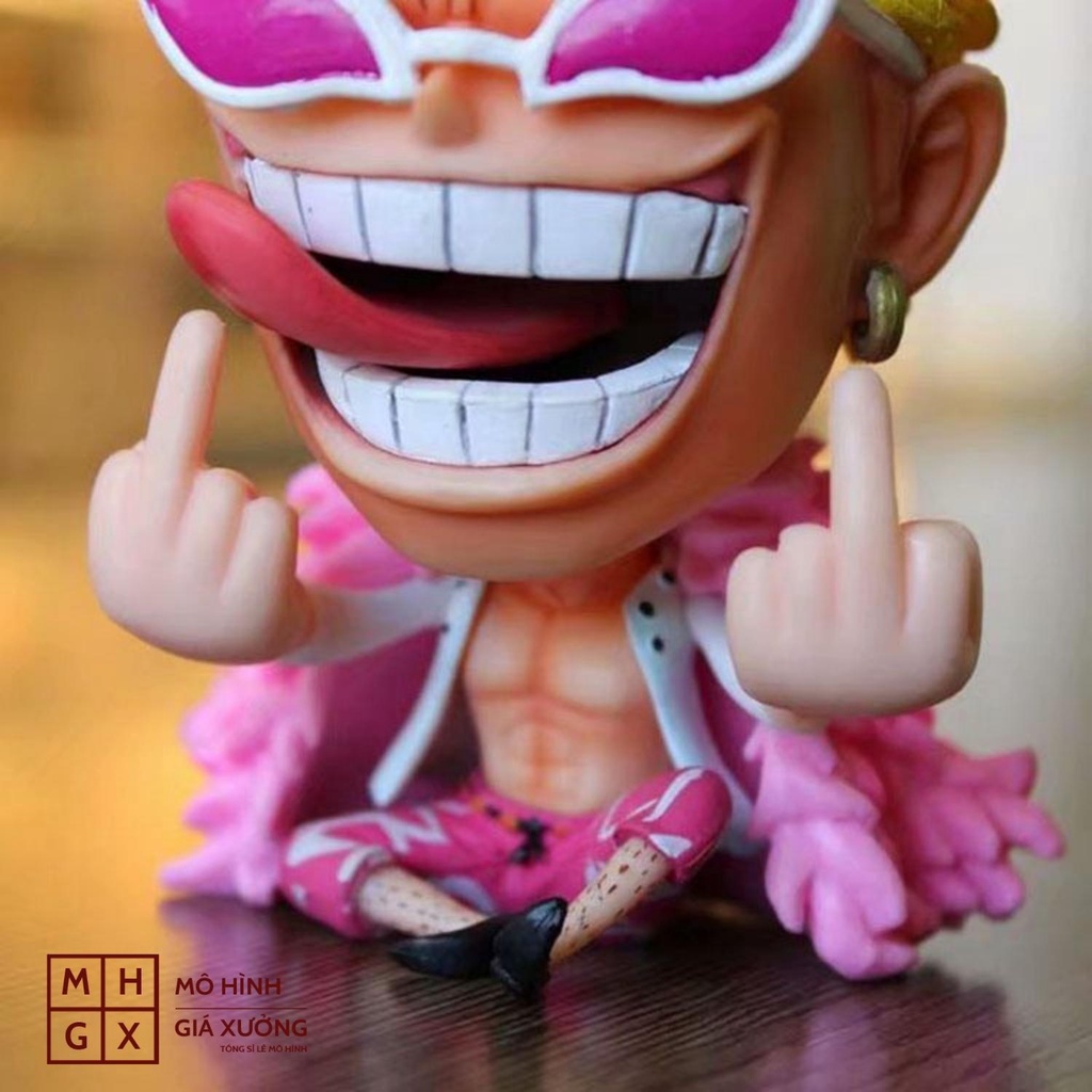 Mô hình One Piece chibi Doflamingo cực dễ thương cao 10cm , figure one piece , mô hình giá xưởng