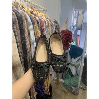 Giày búp bê kim tuyến