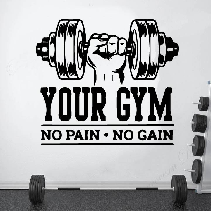 Decal Trang trí, tạo động lực cho khách hàng trong Phòng GYM, tăng doanh thu, tạo điểm nhấn
