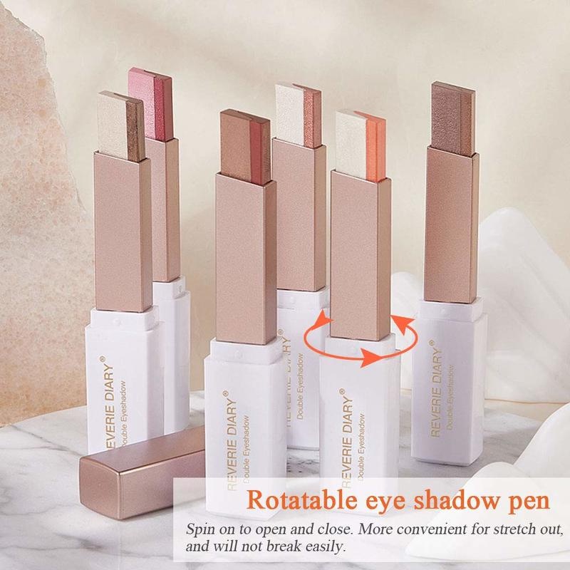 Phấn Mắt Dạng Thỏi 2 Trong 1 Màu Gradient Lấp Lánh Chống Thấm Nước