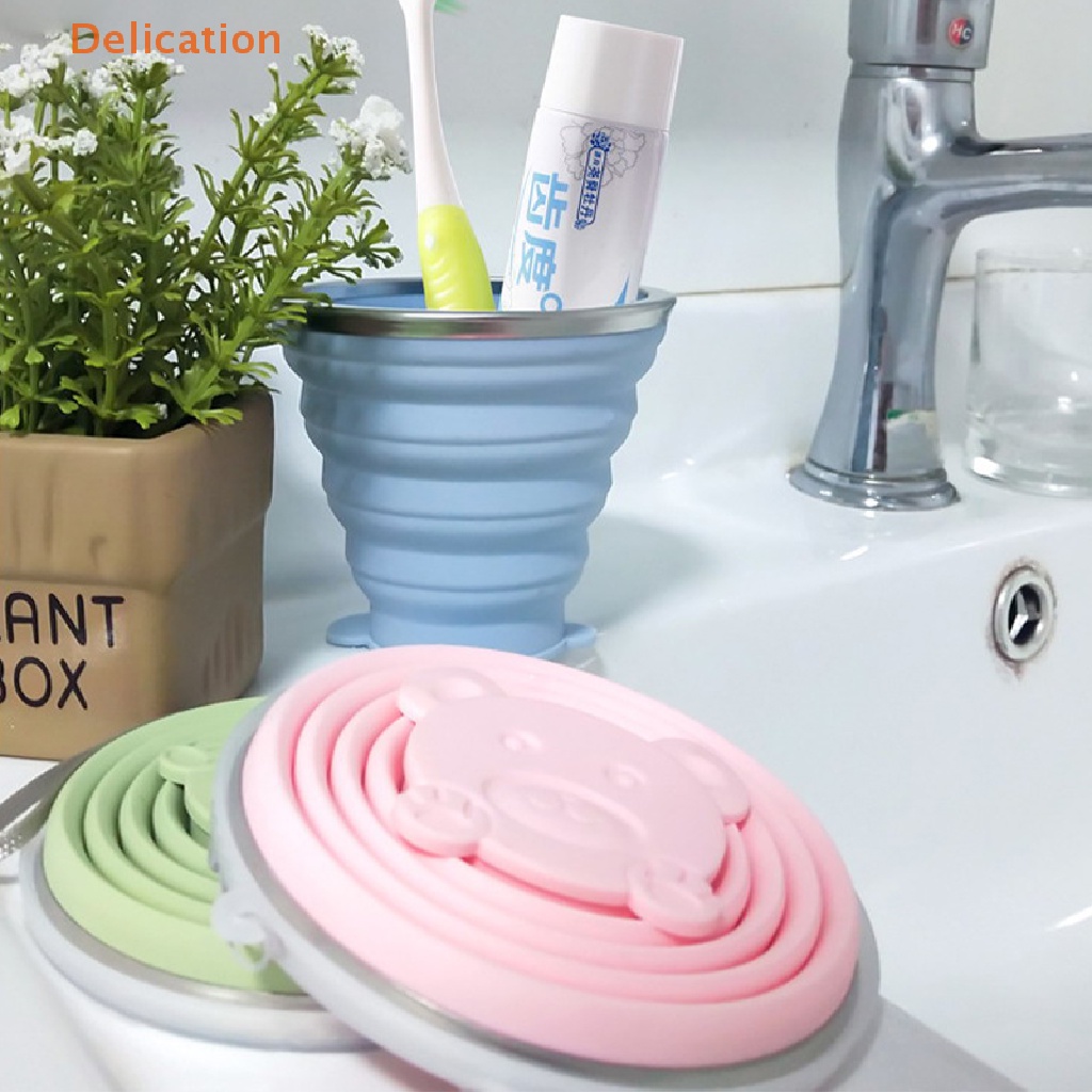 Bình Nước Silicone Có Thể Gấp Gọn Tiện Dụng Khi Đi Du Lịch