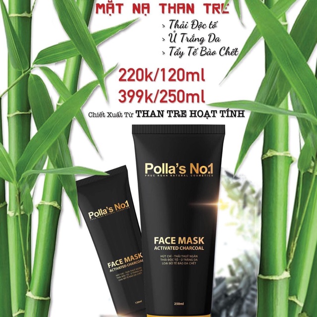 MẶT NẠ THAN TRE HOẠT TÍNH POLLA NO1