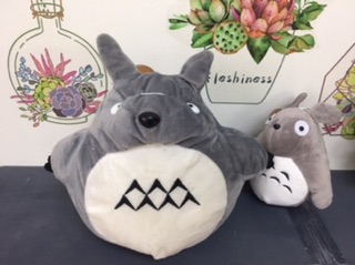 Set 2 gấu totoro bọt biển,...