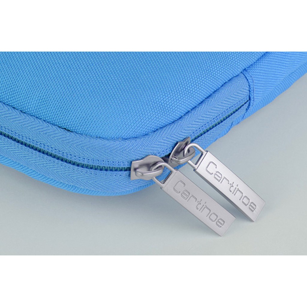Túi chống sốc 3 in 1 cho Macbook Cartinoe Ambilight Series xanh blue ( tặng kèm túi đựng sạc và bàn di chuột)