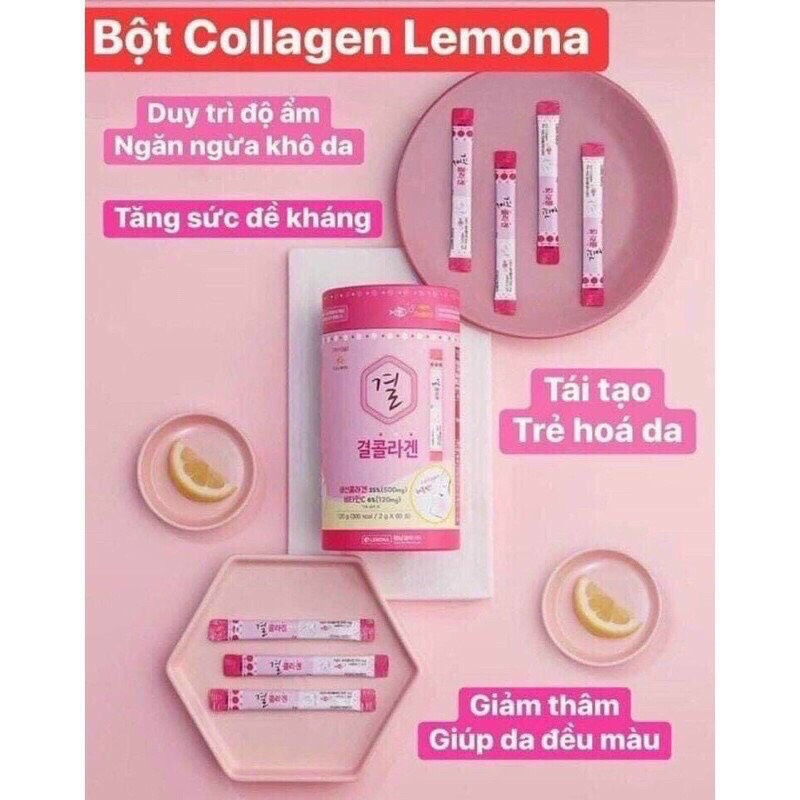 Bột collagen Lemona hàn quốc