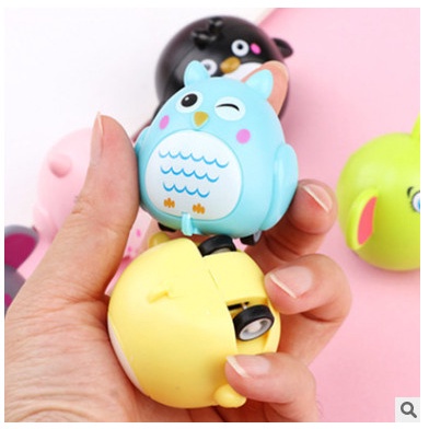 Đồ chơi chạy cót vui nhộn, thú vị chim cú mèo, gà con, voi con đáng yêu dễ thương, nhựa ABS an toàn - Set 20 con