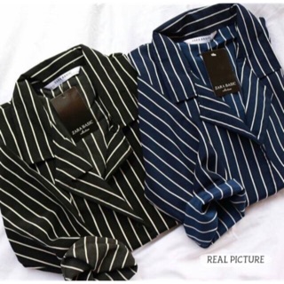 Áo Blazer Sọc Zara|| Áo Blazer Văn Phòng|| Áo Khoác Blazer Kẻ Sọc Thời Trang Cho Nữ