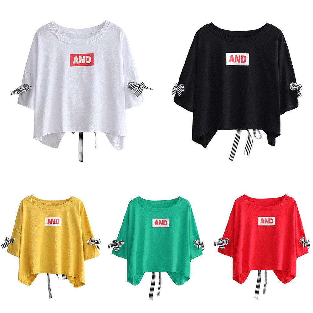 Áo Thun Ngắn Tay In Chữ