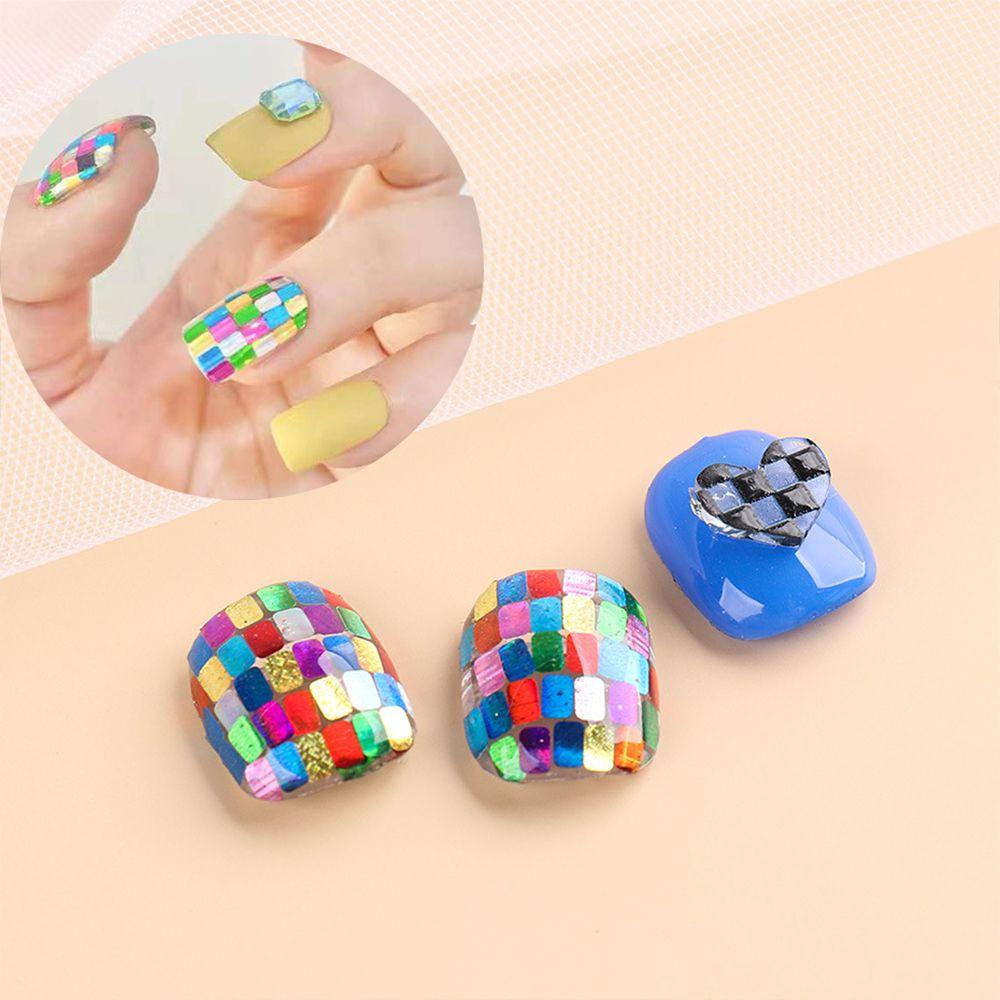 Hộp Sequin Hình Chữ Nhật Lấp Lánh Trang Trí Móng Nghệ Thuật