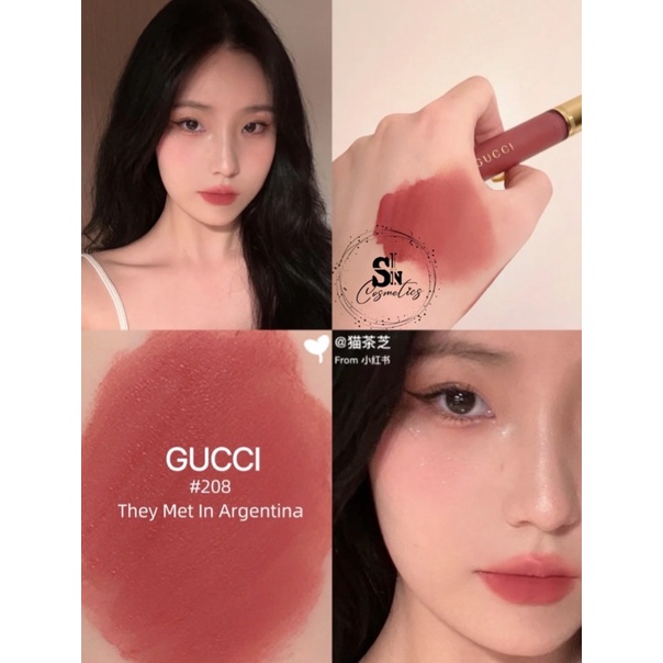 Son kem lì Gucci Rouge à Lévres Liquid Matte Lipstick