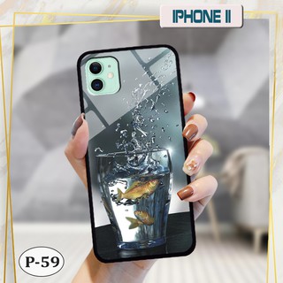 Ốp lưng kính iphone 11- hình 3d
