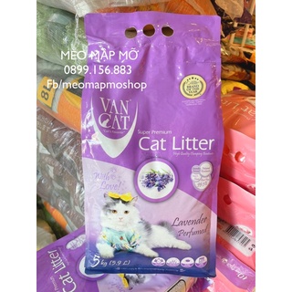 Cát vệ sinh cho mèo Van Cat ( cát trắng mịn - siêu vón )
