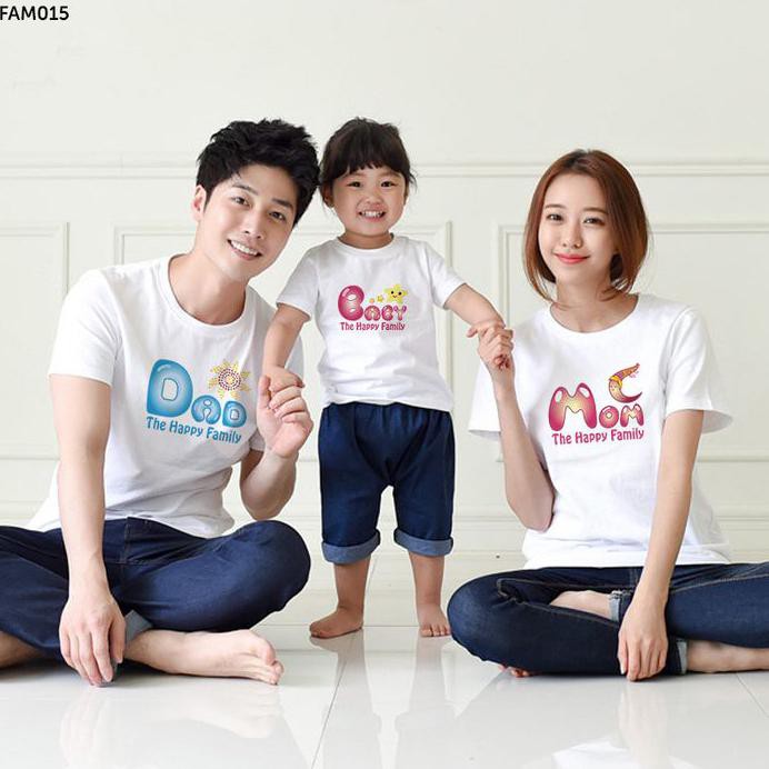 Áo Thun Gia Đình Fam-015 + 1-2 Người