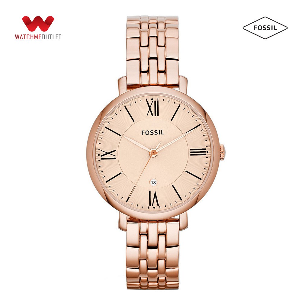 [ ĐẶC BIỆT 18-29.07 - VOUCHER 10%] - Đồng hồ Nữ Fossil dây kim loại ES3435