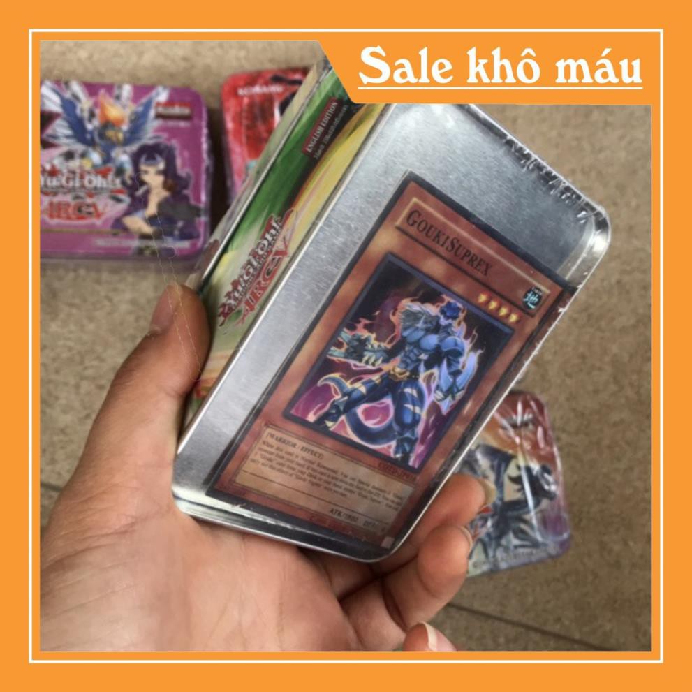 Thẻ bài magic YuGi Oh! Hộp sắt (40 thẻ bài) nhiều mẫu
