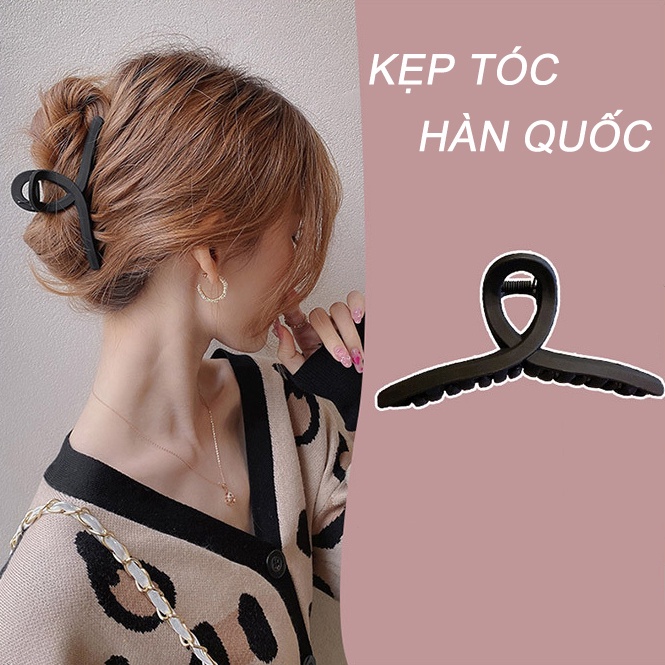 Kẹp Tóc Càng Cua Hàn Quốc Đẹp Nhiều Màu Đơn Giản Hót