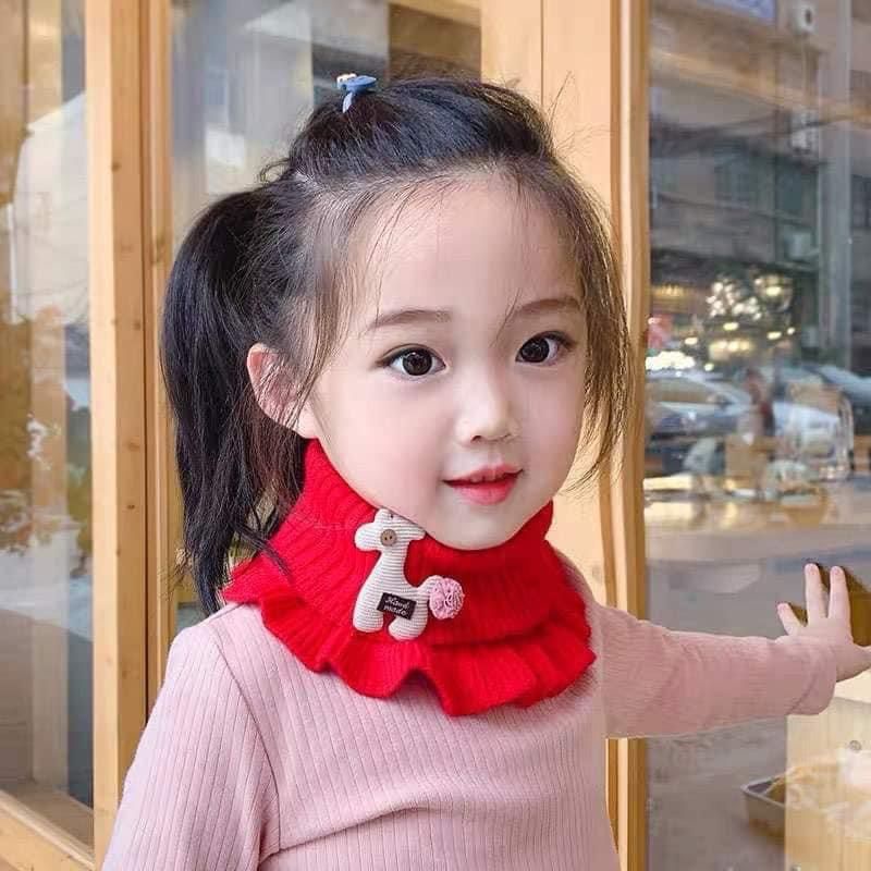 Khăn choàng len cổ nhún