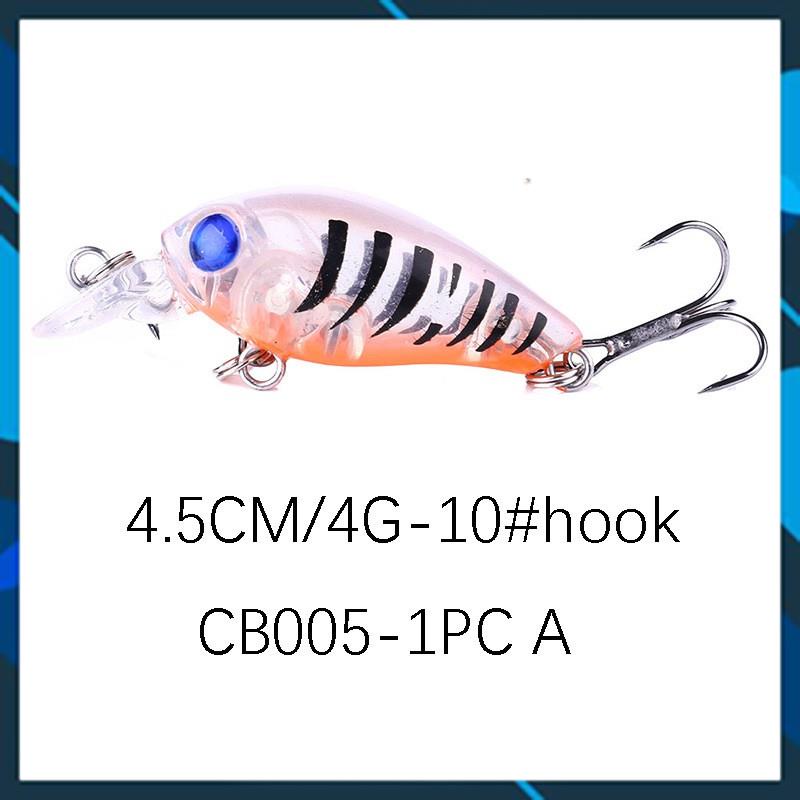 [Chất Lượng] Mồi câu cá_ Mồi Câu Lure chukky nhân tạo 3d sống động 4.5cm 4g_LURE _20