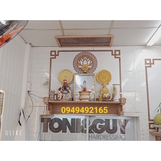 Tấm chống ám khói bàn thờ giá rẻ 40x80 chữ vạn