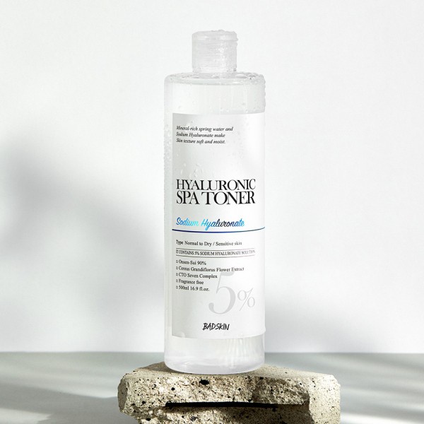 (badskin) Nước hoa hồng BadSkin Hyaluronic Spa Toner 500ml | BigBuy360 - bigbuy360.vn