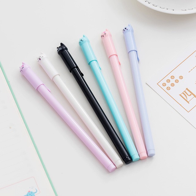 Bút mực gel ngòi bút 0.5cm tạo hình độc đáo dễ thương tiện lợi