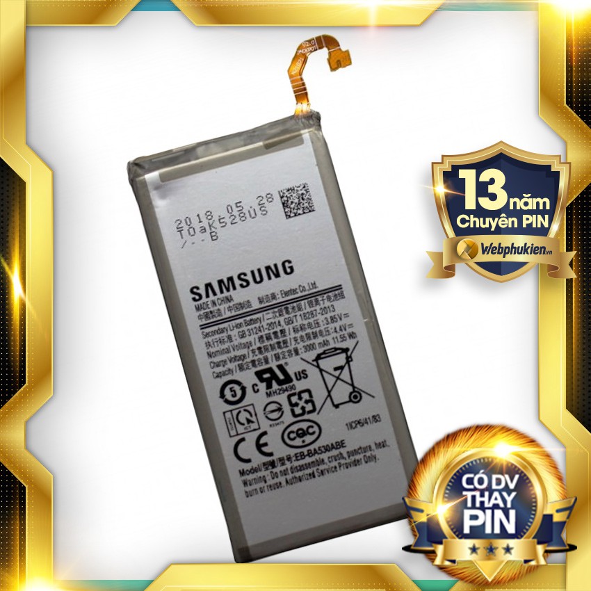 Pin Zin cho Samsung Galaxy A8 2018 A530 EB-BA530ABE - 3000mAh