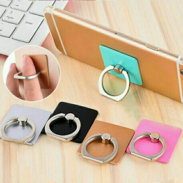 Giá đỡ Nhẫn vuông trơn xoay 360 độ (8 màu) IRING | BigBuy360 - bigbuy360.vn