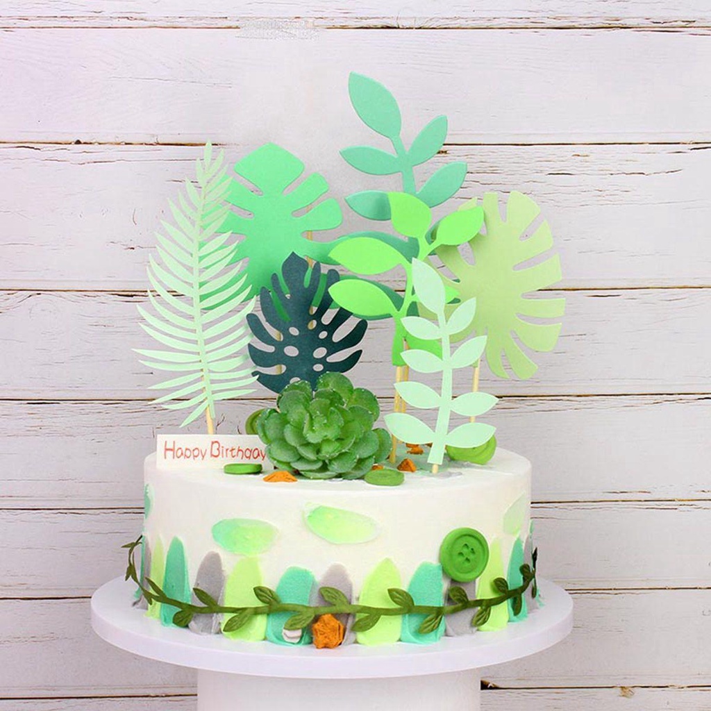 Topper Cắm Trang Trí Bánh Kem Chủ Đề Rừng Cây