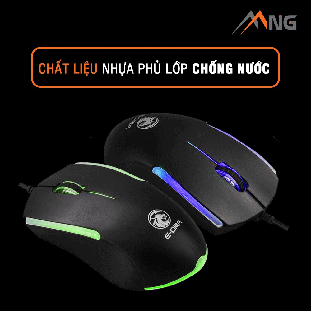 [Mã LT50 giảm 50k đơn 250k] Chuột Edra Gaming Máy tính có dây EM 602 laptop Hàng chính hãng bảo hành 2 năm