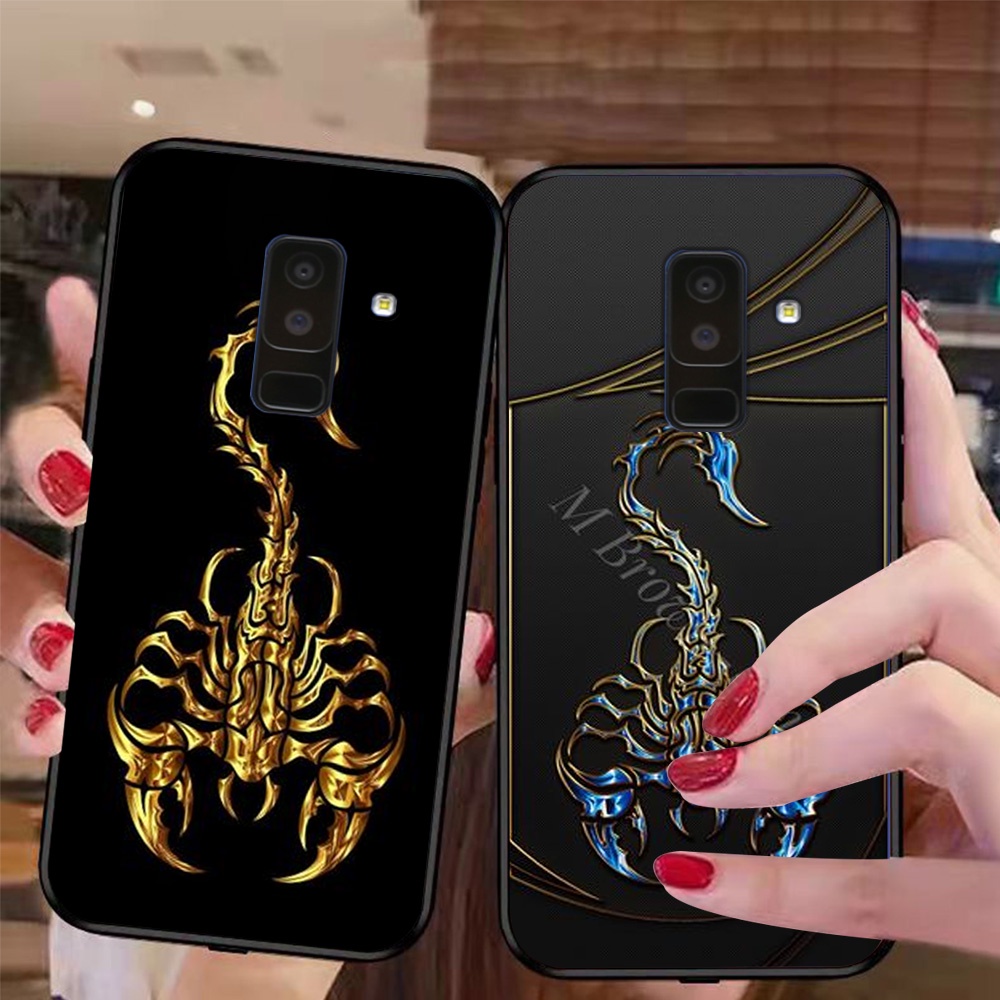 Ốp lưng điện thoại Samsung a6 2018 / a6 plus / j8 bộ hình bọ cạp rồng phong cách nam