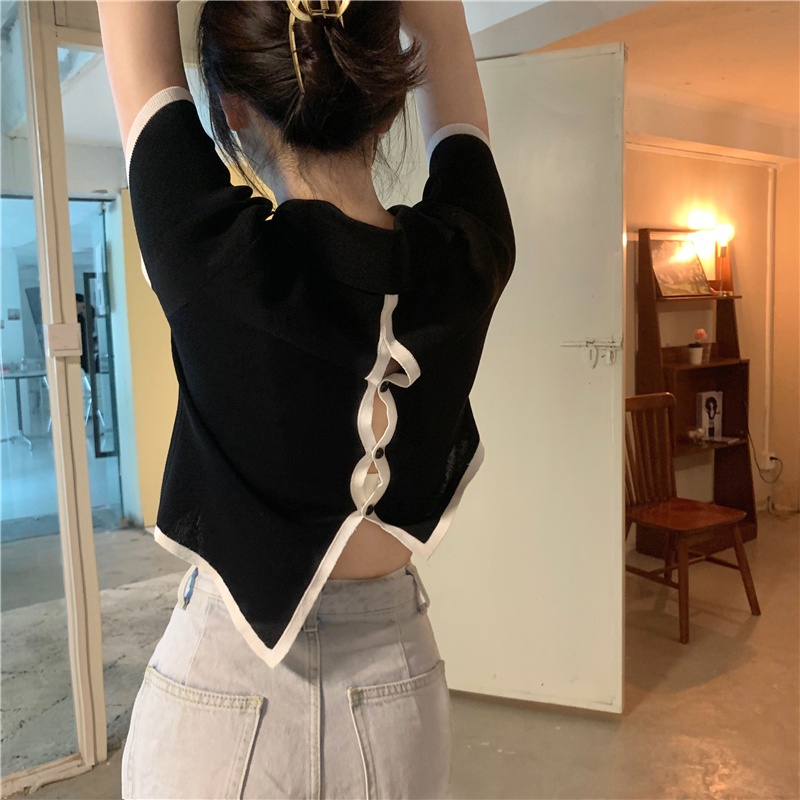 Áo thun polo ZHELIHANGFEI tay ngắn thời trang mùa hè 2022 mới cho nữ