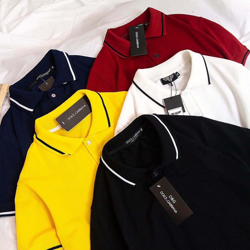 Áo polo nam đẹp trơn áo phông thun chất cotton đẹp có cổ hàng cao cấp nhiều màu FAVITI AT02 | BigBuy360 - bigbuy360.vn