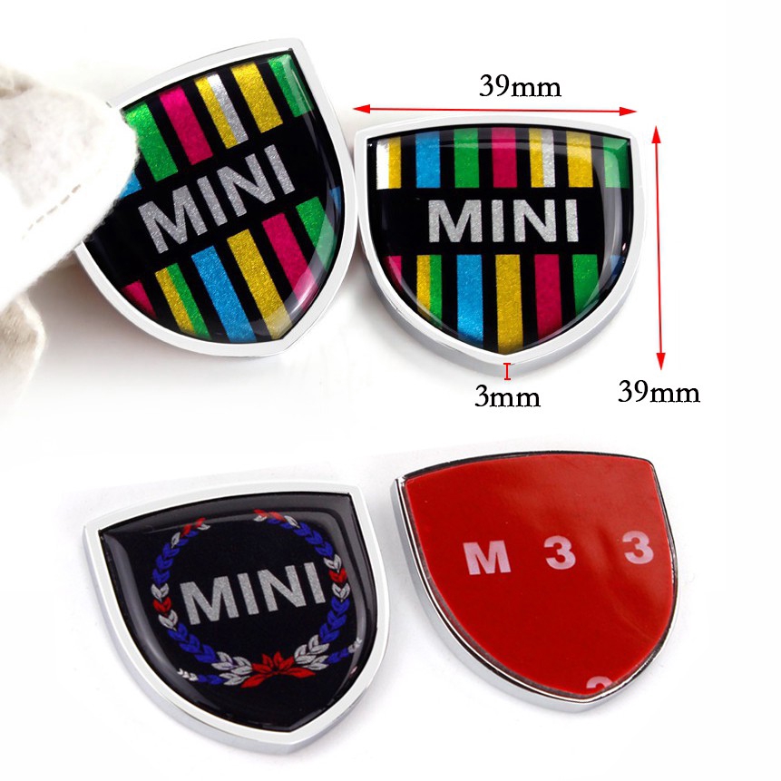 Set 2 Miếng Dán Trang Trí Xe Hơi Hình Lá Cờ Anh