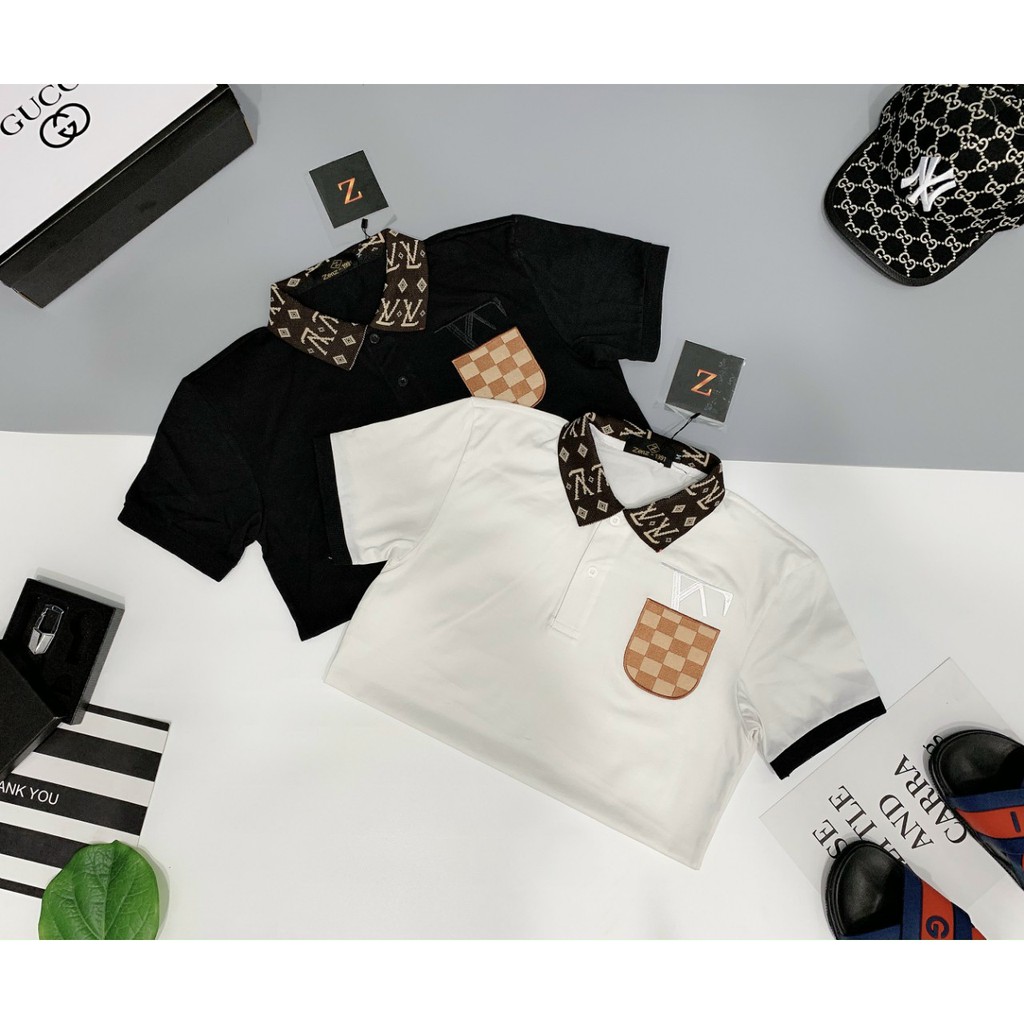 Áo Thun Nam Tay Ngắn Cổ Trụ 100% COTTON Phong Cách Trẻ Trung Thời Trang hàng gốc giá xưởng may (44-72KG)