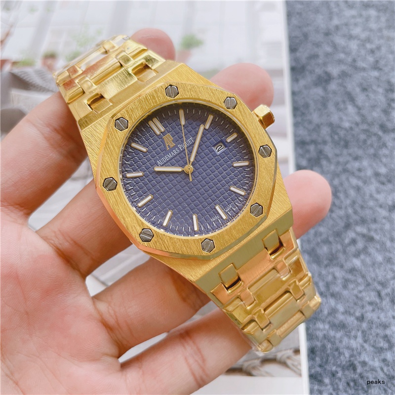 Ap watch / Đồng Hồ Đeo Tay quartz AUDEMARS Bằng Thép Không Gỉ Thời Trang Cho Nam
