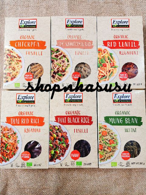 Nui hữu cơ Thái Lan từ đậu.gạo