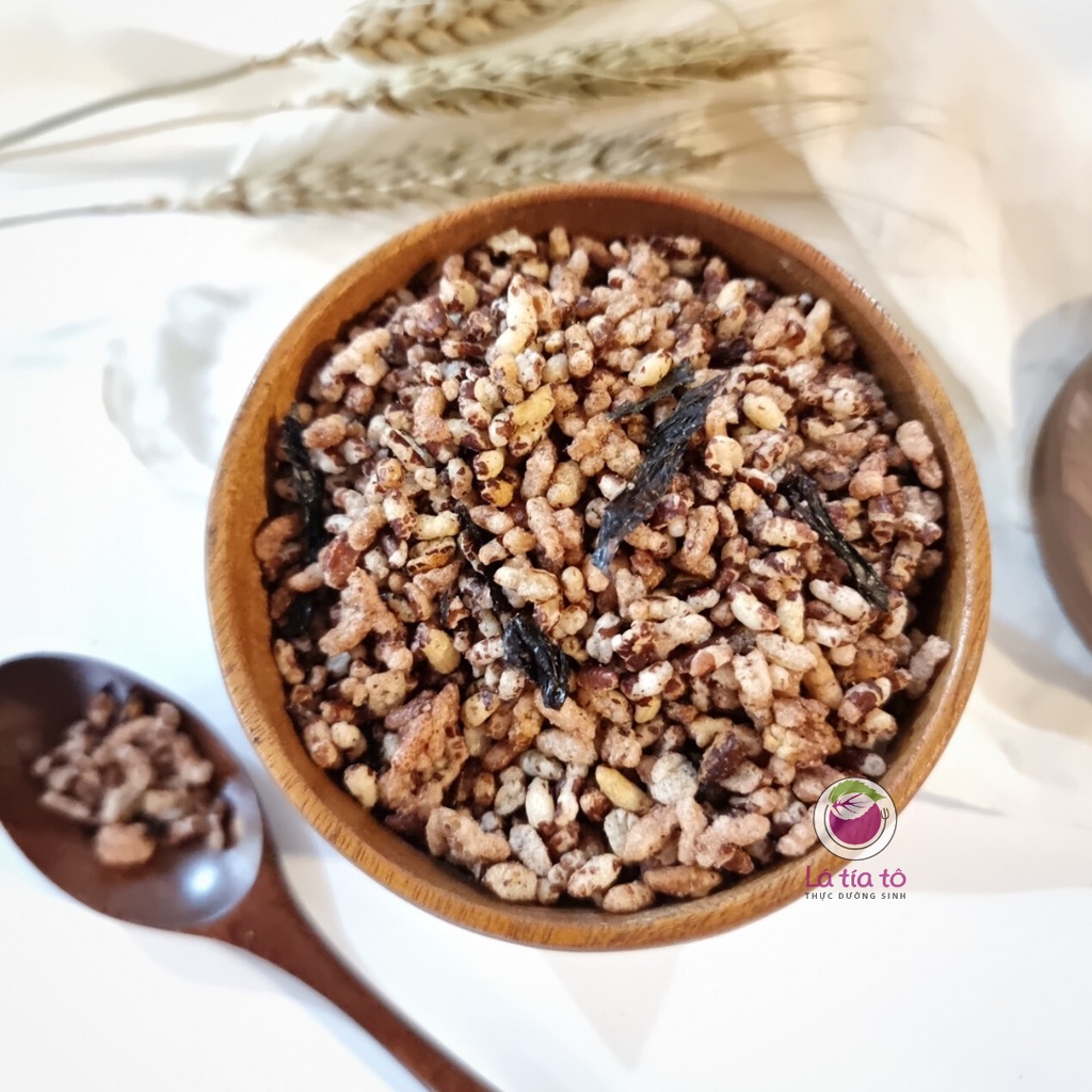 CỐM GẠO LỨT RONG BIỂN ZOZIN 200g - LÁ TÍA TÔ