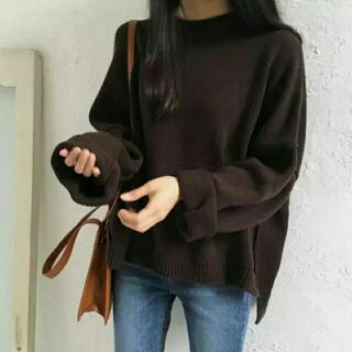 Áo len dáng thụng ulzzang