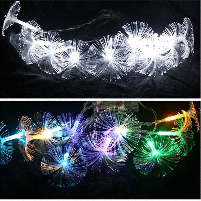 Đèn LED Trang Trí Hình Pháo Hoa Dễ Thương 3M 20 Đèn (Dùng pin)