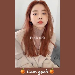 Thuốc nhuộm tóc màu cam gạch