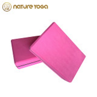 Thanh lý khối yoga lỗi nhẹ do nsx 430gram – yoga brick hồng - xám