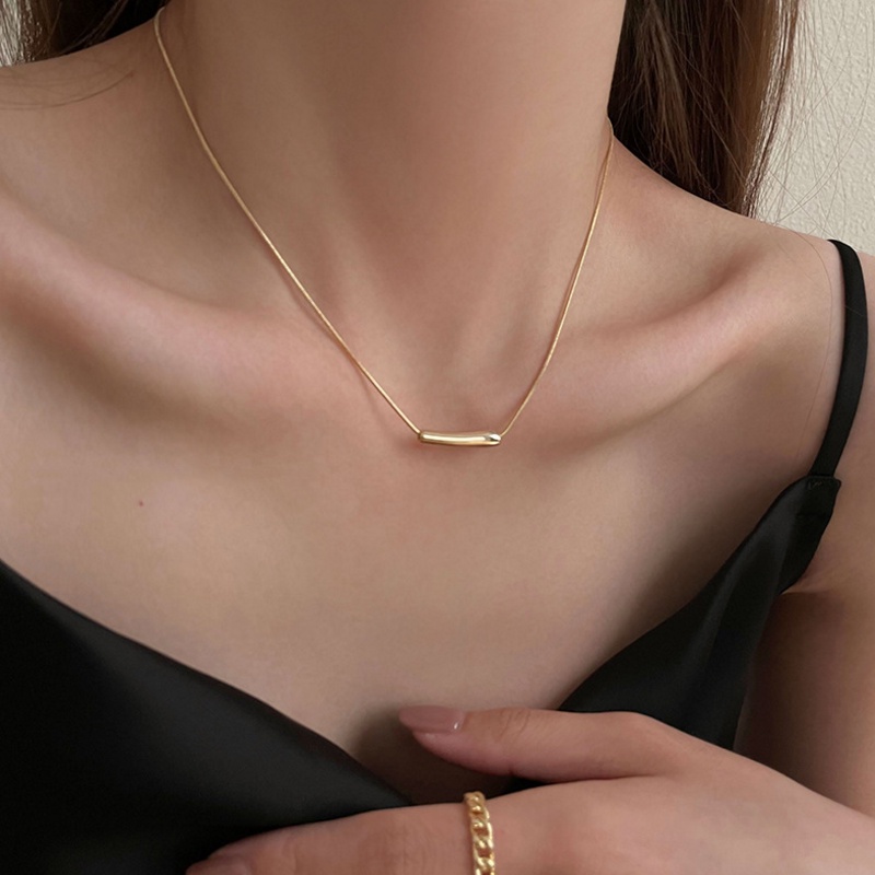 Vòng cổ Ngắn Hai Màu Thời Trang /  Dây Chuyền