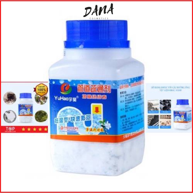 Bột Thông Tắc Cống Bồn Cầu Bồn Rửa Mặt Đường Ống DANA