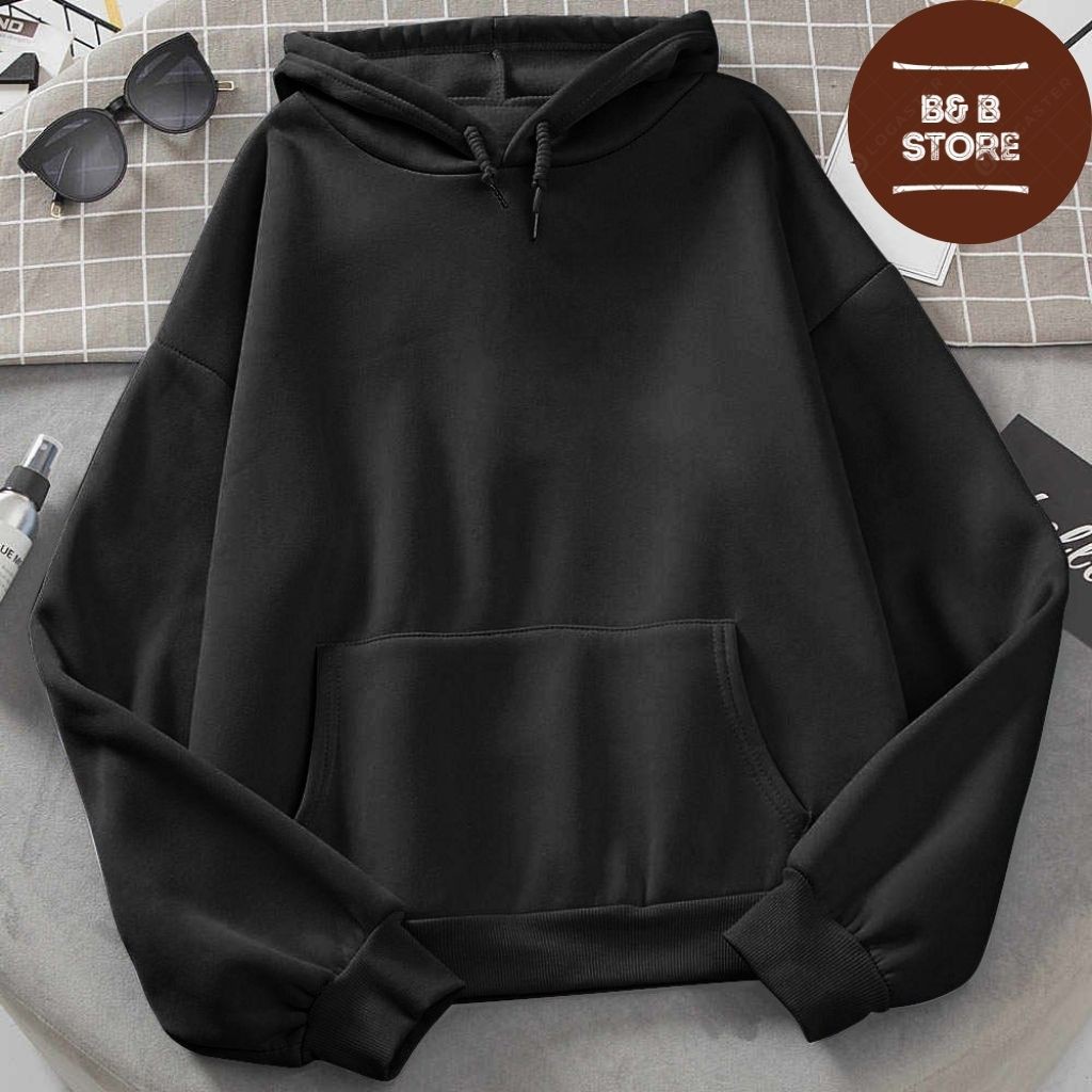 [ FREE_SHIP ] ÁO KHOÁC HOODIE NỈ UNISEX MÀU TRƠN CÓ NÓN ÁO KHOÁC NỈ FORM RỘNG NAM NỮ NHIỀU MÀU