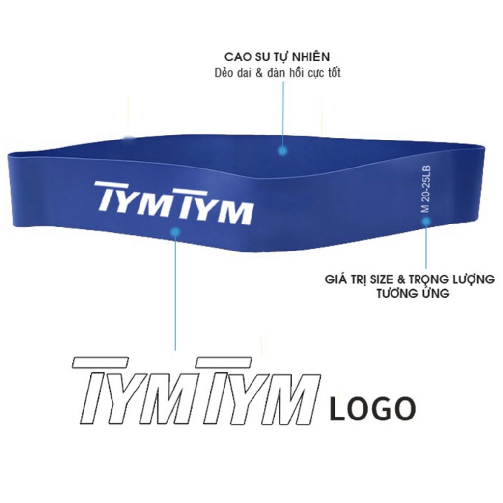 Dây mini Band, Kháng lực tập chân mông, tập tay Bendu PK5105 , phụ kiện gym chính hãng