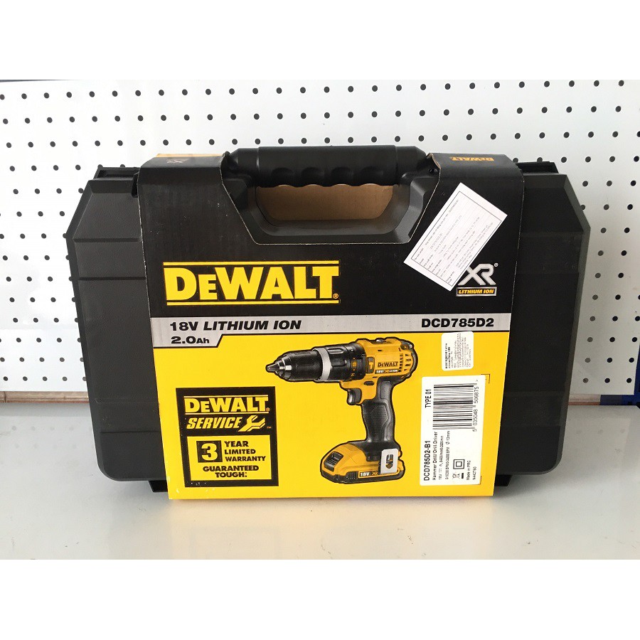 Máy khoan búa chạy pin Dewalt DCD785D2 (18V)