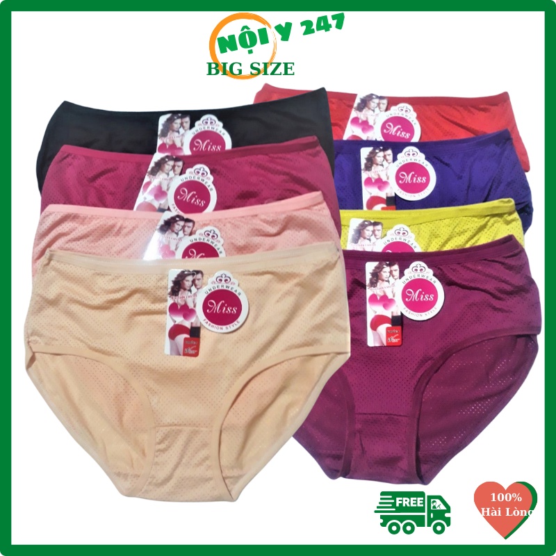 Quần lót nữ cạp cao thông hơi 50kg-60kg Q621